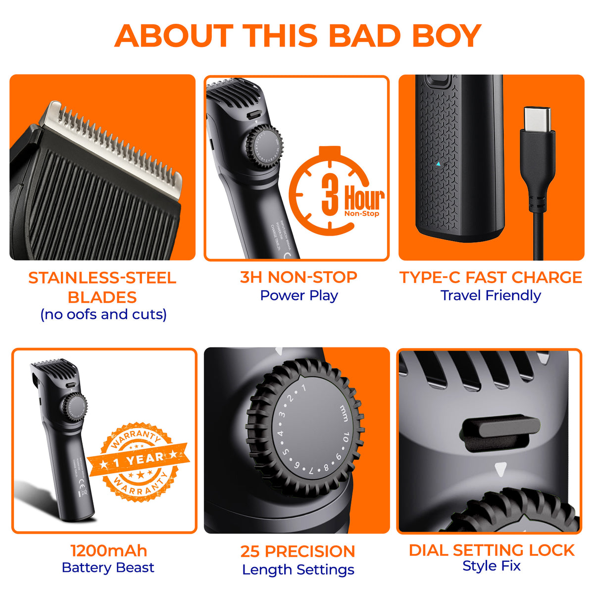 Trimfinity Rizzler Beard Trimmer