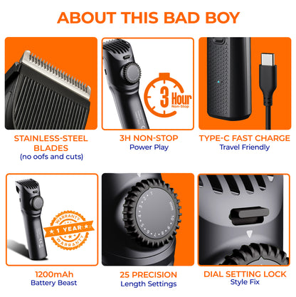 Trimfinity Rizzler Beard Trimmer