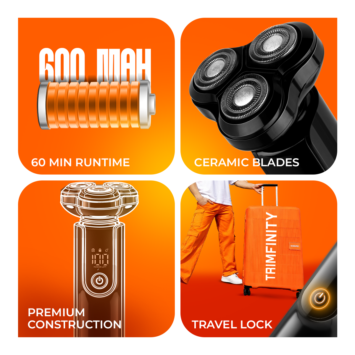 Trimfinity 3 in 1 face trimmer