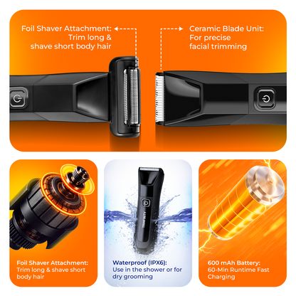 Trimfinity GlidePro Body Trimmer