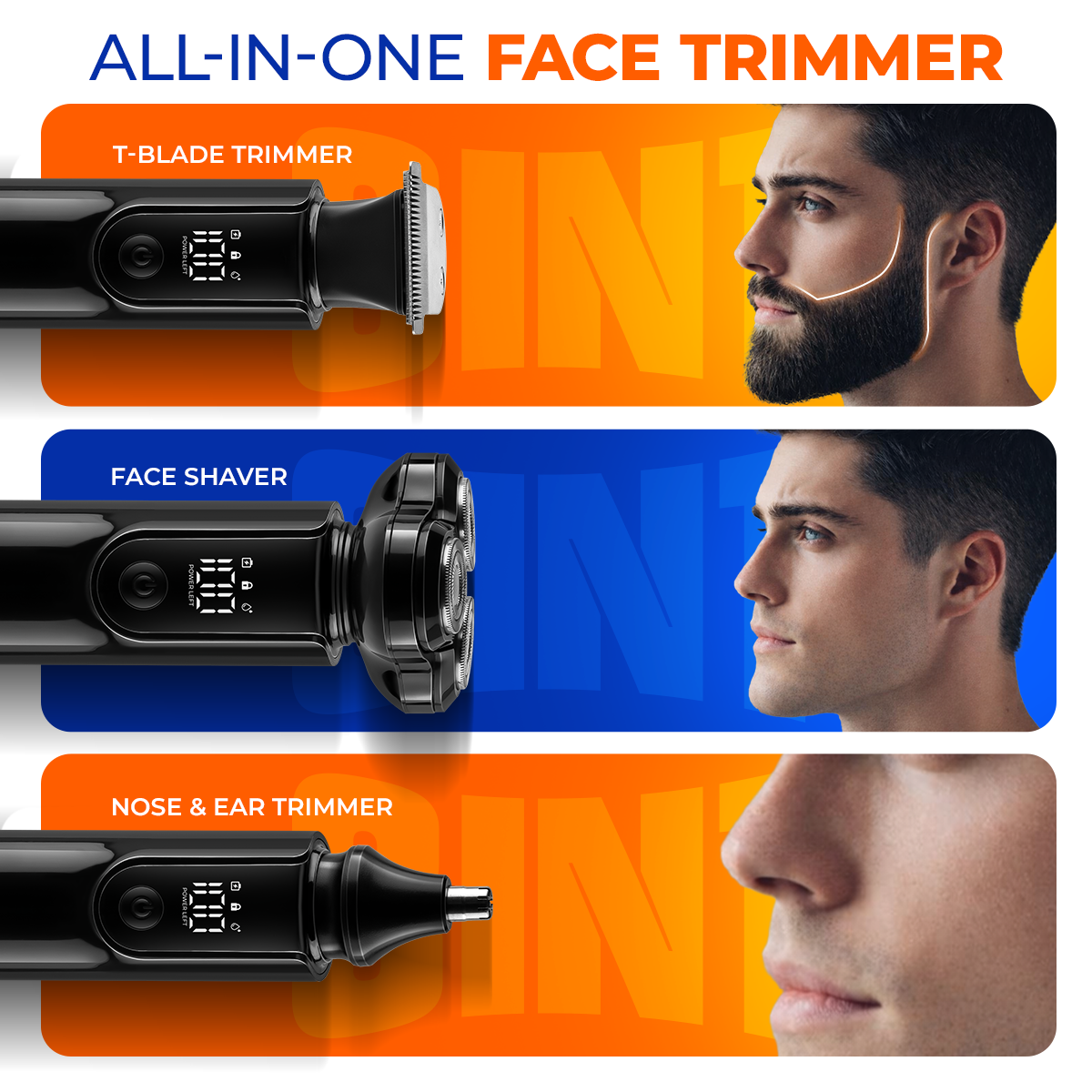 Trimfinity 3 in 1 face trimmer