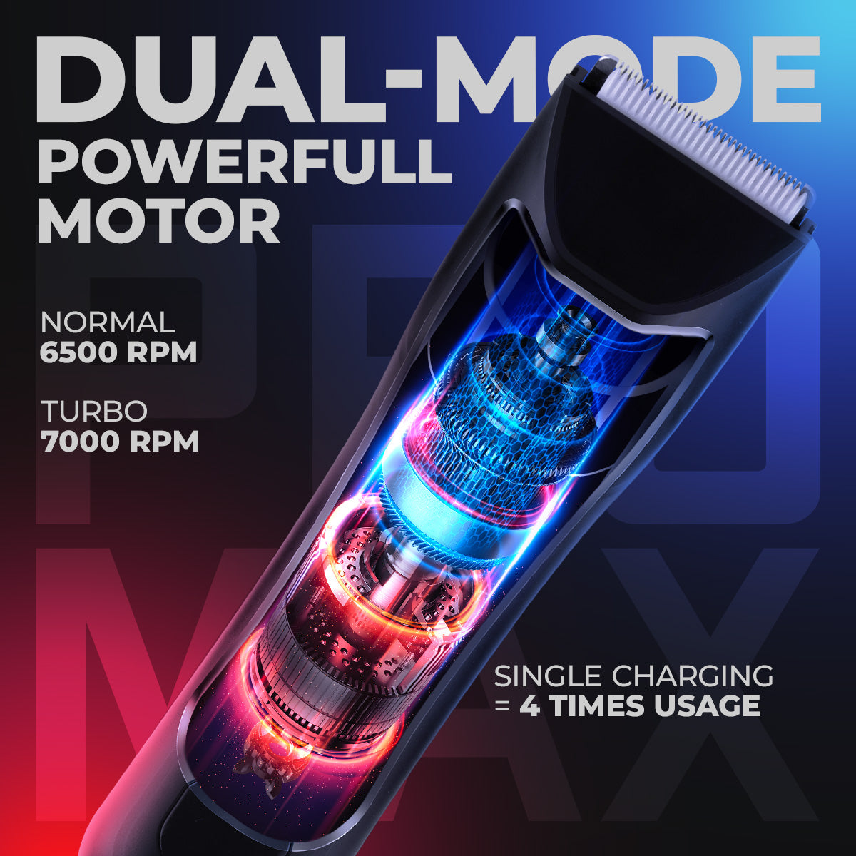 Trimfinity 7000 pro max dual mode powerfull motor - trimfinity